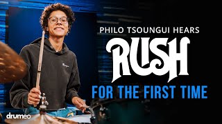 The Mars Volta Drummer Hears RUSH For The First Time [upl. by Rehoptsirhc]