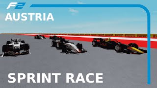 F2 Sprint Race  2024 Austrian Grand Prix [upl. by Monte]