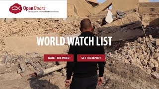 WORLD WATCH LIST for PERSECUTION OF CHRISTIANS [upl. by Lovering]