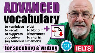 24 Advanced Words and Phrases C1C2 to Build Your Vocabulary  Describe memories in English [upl. by Tybalt]