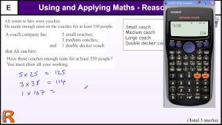 Using Maths Reasoning GCSE Maths Foundation revision Exam paper practice amp help [upl. by Ewell]