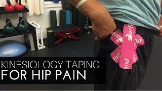 Kinesiology Taping for Hip Pain [upl. by Eleanora337]