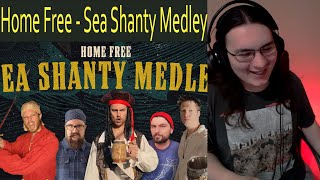 Metalhead Reacts  Home Free  Sea Shanty Medley [upl. by Eyahsal]