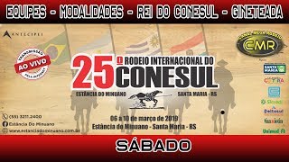 25º Rodeio Crioulo Internacional do Conesul  Santa MariaRS  Sábado 09032019 [upl. by Angell14]