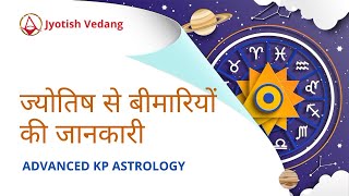 ज्योतिष से बीमारियों की जानकारी  Disease and Medical Astrology  Advanced KP  Rahul Kaushik [upl. by Scotney]