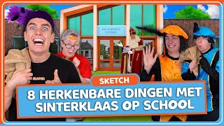 8 HERKENBARE DINGEN MET SINTERKLAAS OP SCHOOL  Addo amp Nick Comedy Sketch [upl. by Adnarb219]