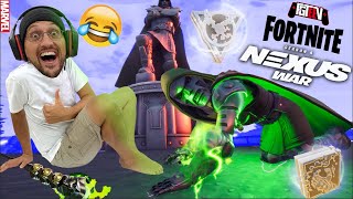 FORTNITE Nexus War DR DOOM vs FGTeeV Chapter 2 Season 4 First Reaction [upl. by Moretta]