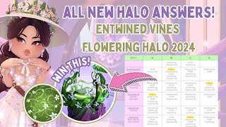 ALL NEW HALO ANSWERS WIN THE FLOWERING HALO 2024 ☘️✨ Royale High Halo Answers 2024 [upl. by Garwood]