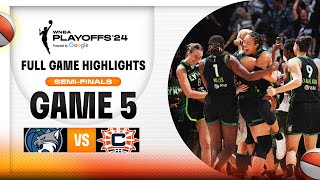 Connecticut Sun vs Minnesota Lynx  FULL GAME HIGHLIGHTS  October 8 2024 [upl. by Herzberg225]