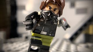 LEGO Winter Soldier  Elevator Heist  Stop motion [upl. by Dulcea681]