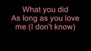 BACKSTREET BOYS LYRICS for As Long As You Love Me onscreen text [upl. by Jodee801]