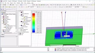 HFSS Tutorial 3Microstrip Patch Antenna with a cutting USlotCoaxial feed Part II [upl. by Vaientina77]