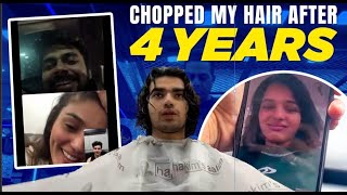 Chopped my hair after 4 years Reaction of my family and friends [upl. by Aihsek]