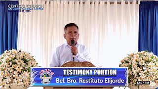 JMCIM  Testimony Portion  Bel Bro Restituto Elijorde  December 30 2023 [upl. by Mezoff]