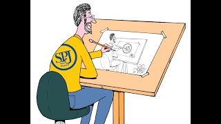 SPJNE Leigh Rubin on drawing the perfect cartoon [upl. by Perdita303]