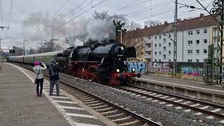 BR52 Historische Eisenbahn Frankfurt Frankfurt am Main Süd [upl. by Lusar234]