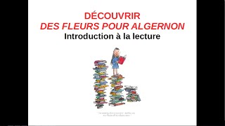 Découvrir quotDes Fleurs pour Algernonquot [upl. by Scarlet]