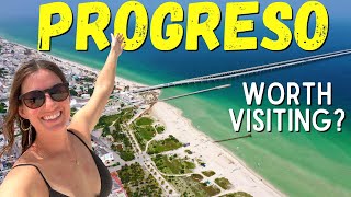 What to DO in PROGRESO Mexico BEST day Trip from MERIDA [upl. by Illib]