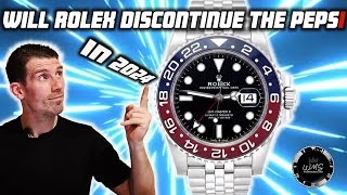 WILL THE ROLEX PEPSI GET DISCONTINUED IN 2024 [upl. by Snehpets924]