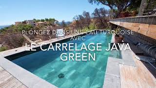 Carostyl carrelage Java Green pour piscine [upl. by Llednar]