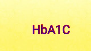 HbA1C  Biochemistry  Glycated Hemoglobin hba1c [upl. by Aseek58]