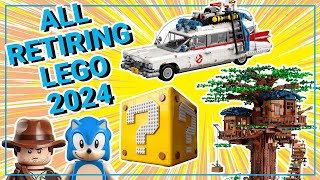 EVERY LEGO SET RETIRING 2024  FULL LIST [upl. by Miarfe]