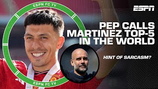 Lisandro Martinez a TOP5 CENTREBACK⁉ Steve Nicol argues Pep Guardiolas claim 👀  ESPN FC [upl. by Andel]