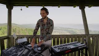 Live Piano  Melodic amp deep house mix  Swiss lake lookout tower [upl. by Boorer]