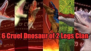 6 Cruel Dinosaur Two Leg Clan Dinomaster 6ไดโนเสาร์สายโหดเผ่า2ขา [upl. by Phare]