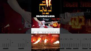 Feuer Frei  Rammstein Cover  Guitar Tab  Tutorial by ManP [upl. by Sergeant696]