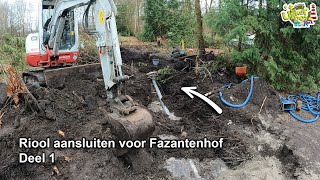 RIOOL AANSLUITEN  Fazantenhof Deel 1 [upl. by Alecram]