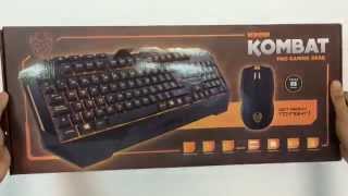 Unboxing  Teclado  Ratón Nox Krom Kombat PCBox Gaming [upl. by Roanne203]