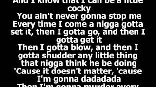 Lets Practice Busta Rhymes verse of quotLook at me Nowquot Slowed down w scrolling Lyrics [upl. by Atsilac]