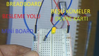 Breadboard  kullanımı  iç yapısı  Breadboard usage and internal structure [upl. by Lach]