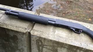 HampR 1871 Pardner Protector Pump Shotgun 6 Bullets Loading and Shooting [upl. by Linnet671]