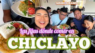 LAS FIJAS DÓNDE COMER EN CHICLAYO  Parte 2  Ft misiasperoviajeras [upl. by Cobbie]