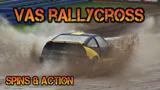 VAS Rallycross Arendonk 2532023 Spins amp Action [upl. by Haimehen245]