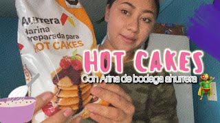 Hot Cakes🥞Harina de Bodega Aurrerá✅Un desayuno muy deli 😱🤗 [upl. by Ahsenek]