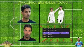 FM24 Player Roles Part 7  Attacking Midfielder roles and combinations AM AP SS Treq Enganche [upl. by Adin398]