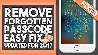 How To Fix Forgotten Passcode  iPhone iPad iPod Touch  iOS 10  2017  Easy and Free [upl. by Beal503]