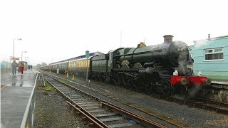 GWR 5029 Nunney Castle at Carmarthen Sept 14th 2013 [upl. by Mathias]