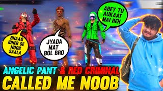 Green Criminal And His Hacker Team VS Pro Player 2B Gamer 🤯❤️ आजा 1vs3 में Garena Freefire Noob [upl. by Ludovick]