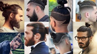 Top 20 Man Bun Hairstyles  New Top Knot Hairstyles For Men 2022 [upl. by Maurise938]