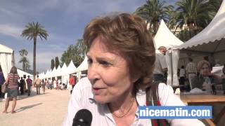 Janine Boissard au Festival du Livre de Nice [upl. by Ydnas]