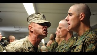 United States Marine Corps Boot Camp Training  Officer Candidate School [upl. by Aneleve682]