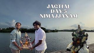 JAGTIAL 5 DAYS GANESH NIMAJJANAM  SUMANTH VLOGS  SV jagitial ganeshnimajjanam [upl. by Sindee]