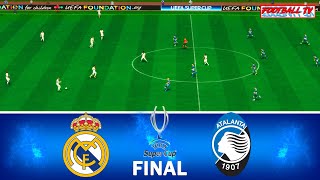 Real Madrid vs Atalanta  UEFA Super Cup 2024 Final  Ft Mbappe Vinicius  EA FC 24 Gameplay [upl. by Notlew229]