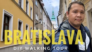 BRATISLAVA DIY Walking Tour  Slovakia Travel  Part 1 ENG 4K [upl. by Even]