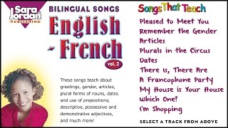 Bilingual Songs  English French  Vol 3 [upl. by Arte]