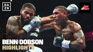 Conor Benn vs Peter Dobson  Fight Highlights [upl. by Allehc]